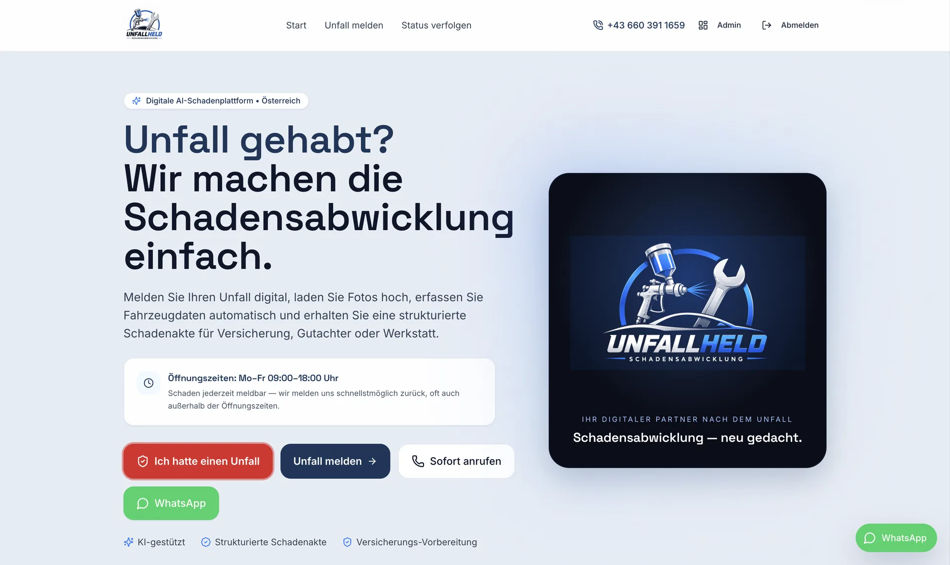 UnfallHeld — Digitaler Unfallassistent